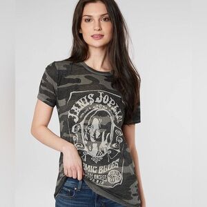 Janis Joplin Camo T Shirt | Lucky Brand